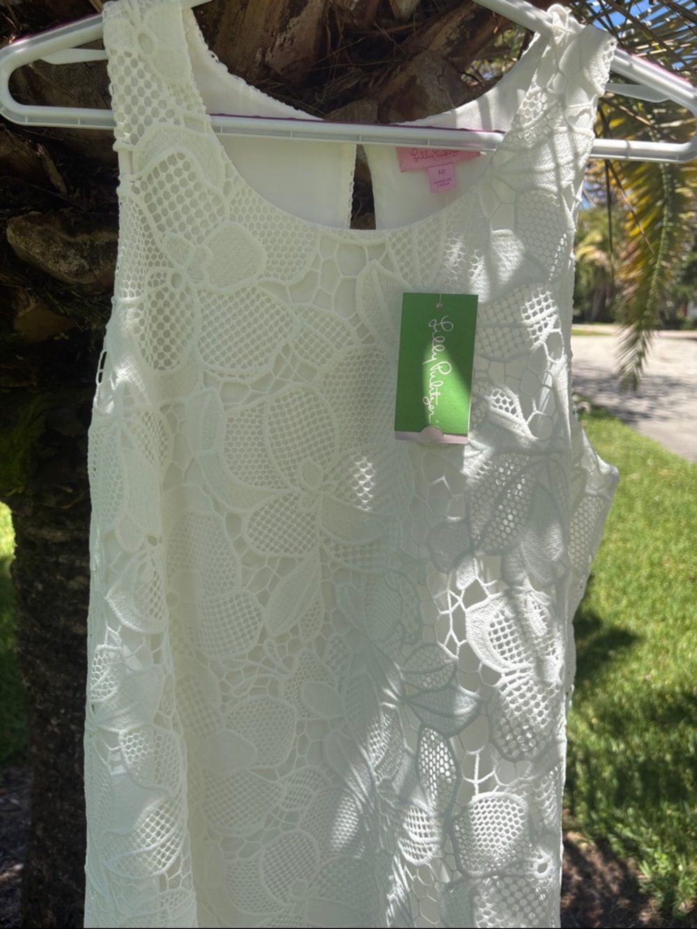 Lilly Pulitzer White Lace Mini Dress- $278. Original - Picture 6 of 14